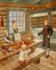 Норвежская сказка. Отчего вода в море соленая