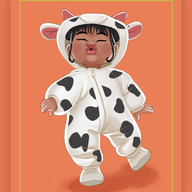 Маленькая модница с характером=)