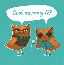 Семен и Феофан "рады" раннему утру)