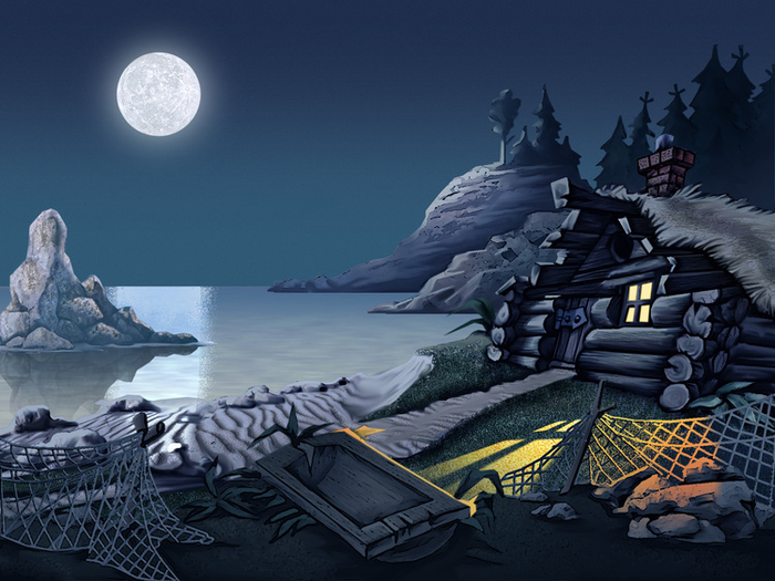 Фон для рекламного ролика «Золотая рыбка»