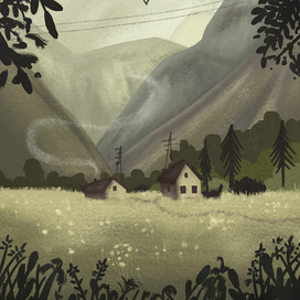 Домики в горах