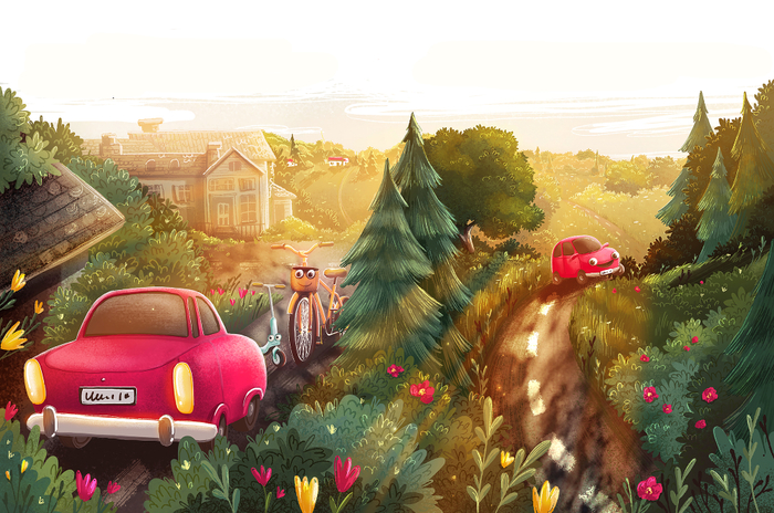 Приключения автомобильчика.