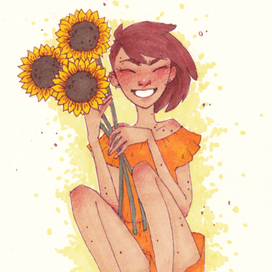 подсолнухи