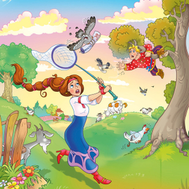 Иллюстрации для детского журнала 3/9 Ц