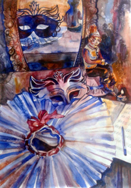 Творческий беспорядок, диптих. Левая часть