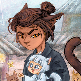 Кот самурай