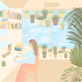 Иллюстрация комнаты