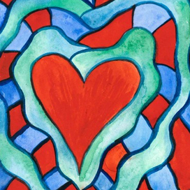 Алое сепдце