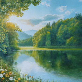 Летний пейзаж 1