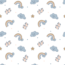 Детский бесшовный паттерн