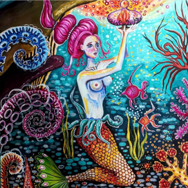 Русалочка с волшебной лампой