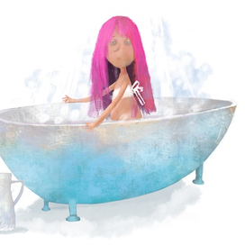 Купание гороховой принцессы 