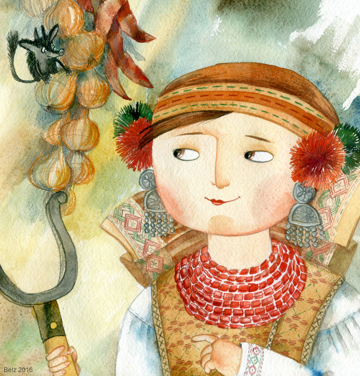 Фрагмент календаря "Герои украинских сказок " 2017