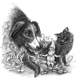 Находка (Иллюстрация к сказке)