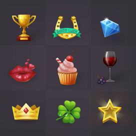 Набор иконок для мобильной игры