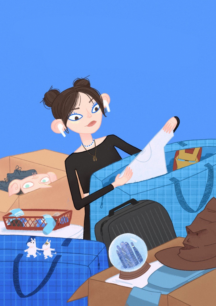 Сюжетный портрет-открытка