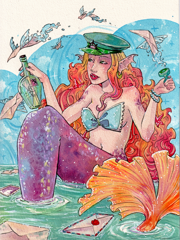 Волшебная почта. Русалка.