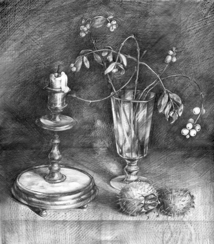 Натюрморт со свечой