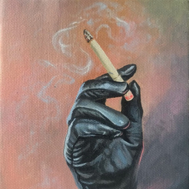 Рука с сигаретой 