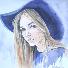 Радуга шляпок. Фиолетовый