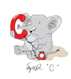 эскиз для буквы С