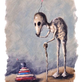 Картина маслом "Хорошая история"