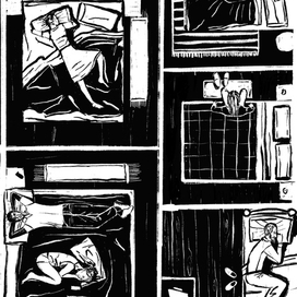 Иллюстрация для книги Алексея Дэзи "Карантин"