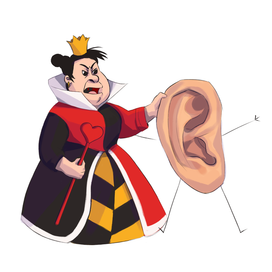 иллюстрация к идиоме «box soneone’s ears”
