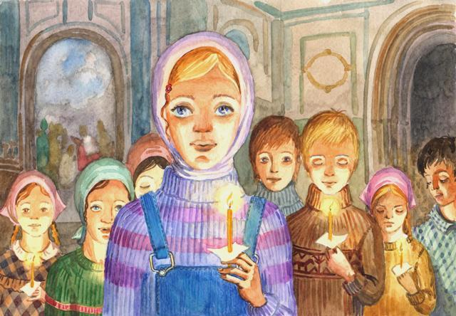 Дети в храме