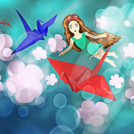 Весенние журавлики