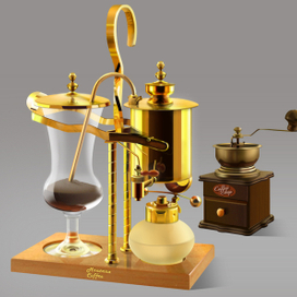 Кофемолка и кофеварка