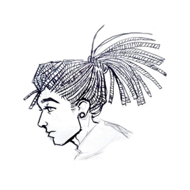 Парень с дердами