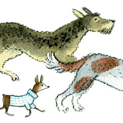 Татьяна Макарова "Снег отправляется в город" иллюстрация