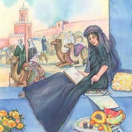 Иллюстрация к книге «Девочки,прославившие Россию»