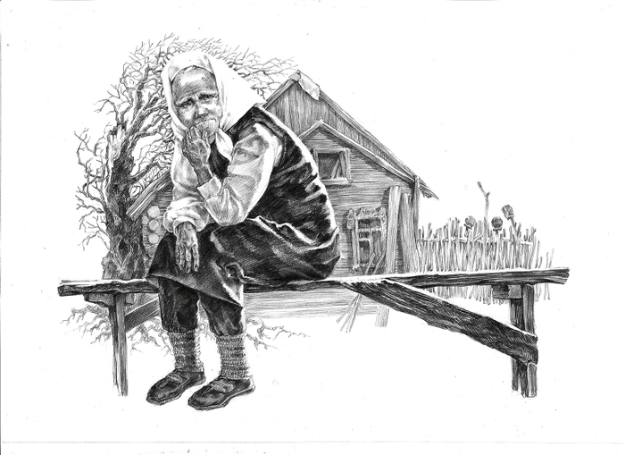 "Василисина Тайна" Леонтьев Максим 2014-2015 г., Бумага, карандаш