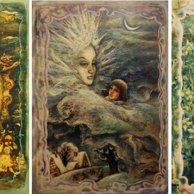 Иллюстрация к книге.Снежная королева.