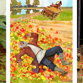 Иллюстрации к чувашским сказкам.