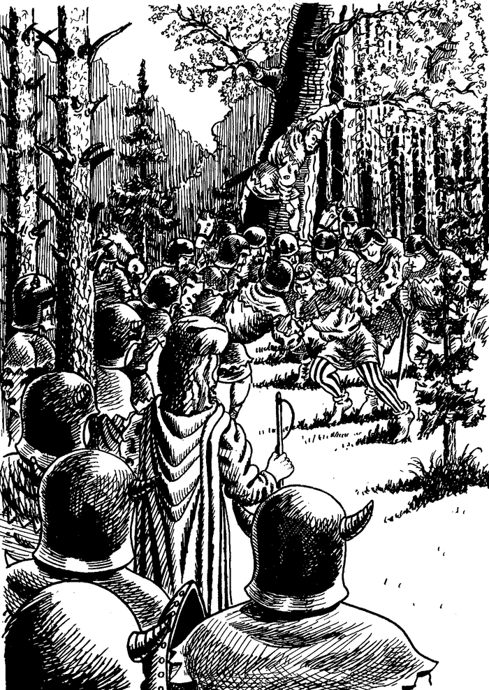 Иллюстрация к книге "Удивительные приключения Билла Грэлли"