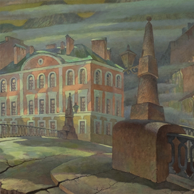 ВЕЧНЫЙ ГОРОД. САНКТ-ПЕТЕРБУРГ (фрагмент картины)  