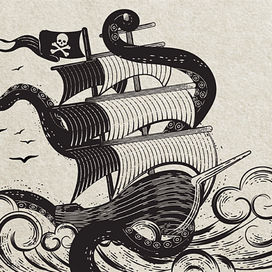 Corsair Rum этикетка 