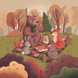 Осенний пикник