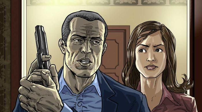 Кадры комикса для игры