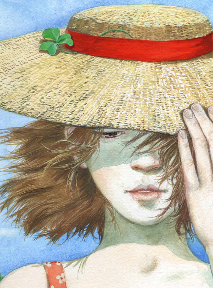 Иллюстрация под обложку" Ася"