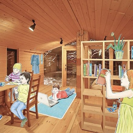 иллюстрация для музея "Дом со львом"