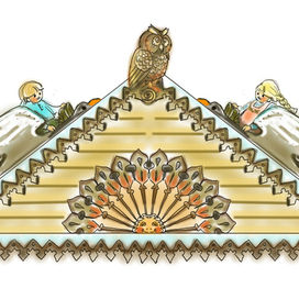 крыша теремка для детей