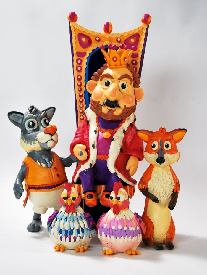 Герои армянских сказок, сделанные из пластилина