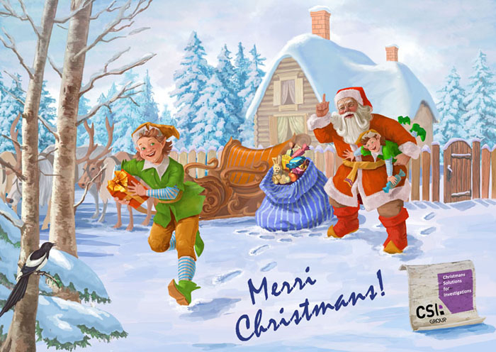 Новогодняя открытка