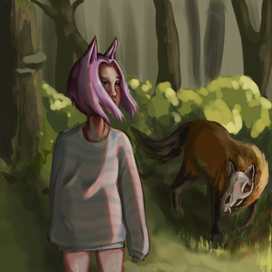 Мертвая лисица