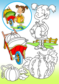 раскраска Сд - огород