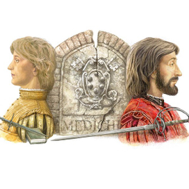 Алессандро и Лоренцо (заставка в книгу)